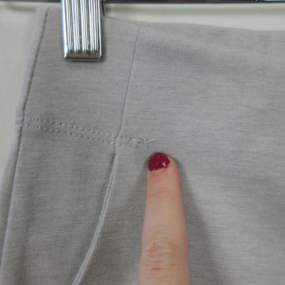 LUNYA Restore Pocket Legging Grey Supima Cotton Lounge Pants XS Made in USA - Picture 5 of 12